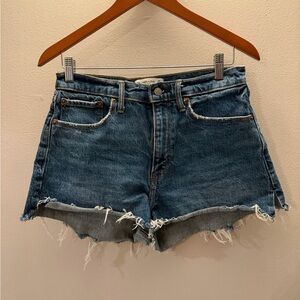 Abercrombie & Fitch Blue Jean Shorts 28